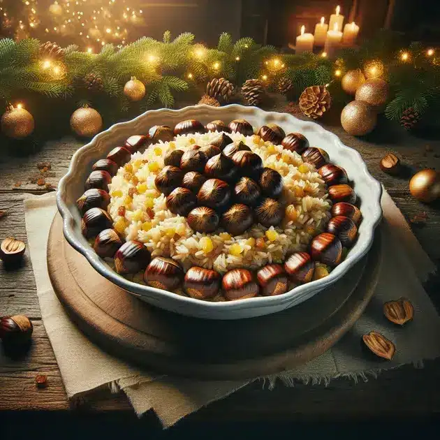 Arroz de Natal com Castanhas 