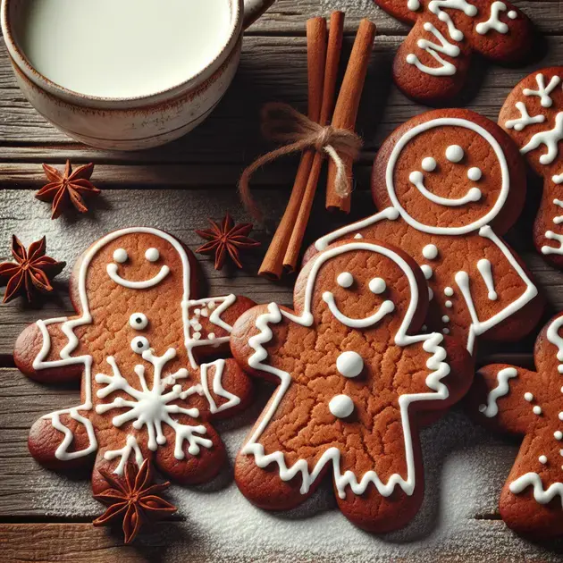 Biscoitos de Gengibre Decorados 