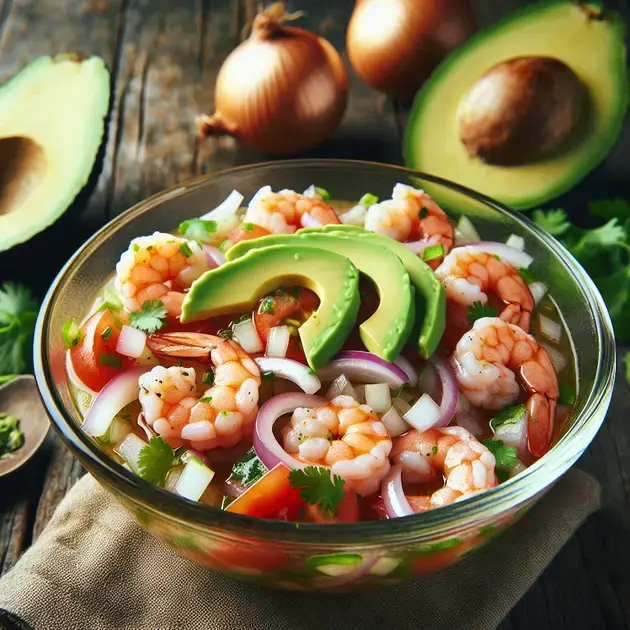 Ceviche de Camarão 