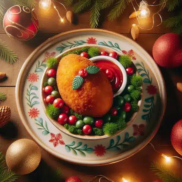 Coxinha de Frango de Natal 