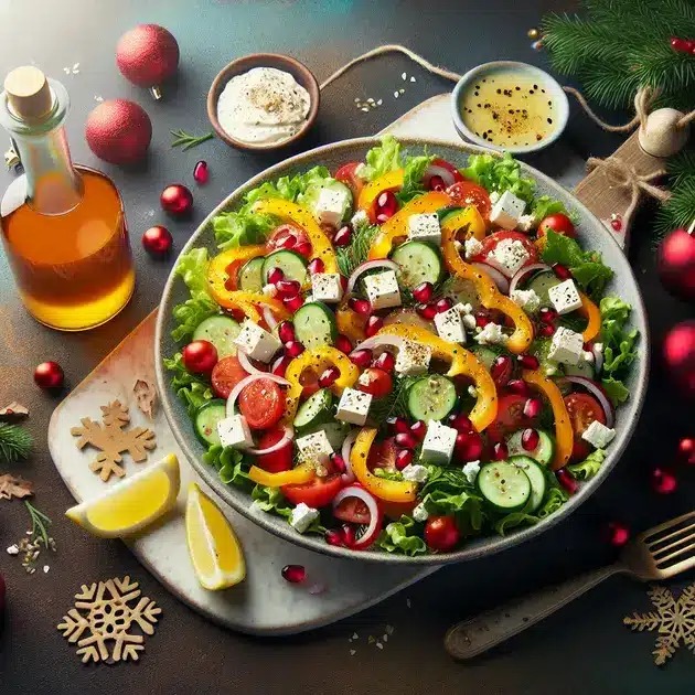 receita de saladas para o natal 