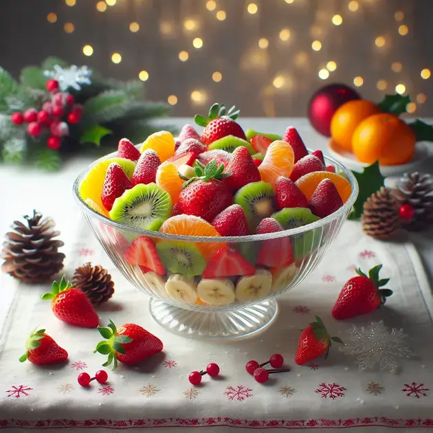 Salada de Frutas de Natal 