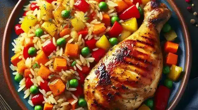 Ceia Natal: Arroz à Grega com Frango