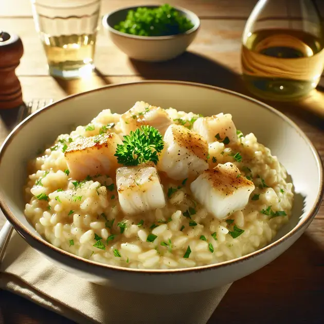 Ceia Natal: Risoto de Bacalhau 